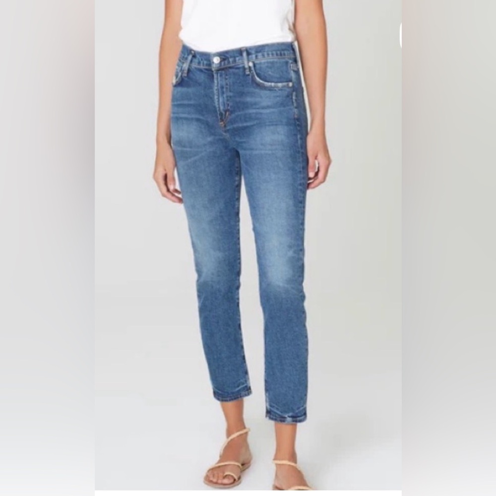 Citizens of Humanity Ankle Mid-Rise Slim Fit Harlow Jeans Size 26